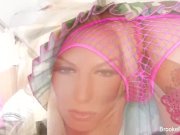 Brooke teases the camera before masturbating 3/16