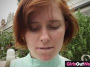 Cute redheaded lesbians with hairy pussies 1/16