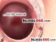 Up close pussy with stockings redhead Denisa 13/16