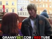 He picks up granny from the street then fucks 3/16