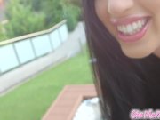 Givemepink April Blue enjoys pussy closeup  16/16