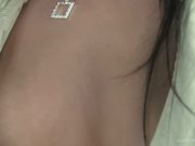 Perfectly hot brunette in the car 1/16