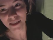 Klara rolls around naked in bed 4/16