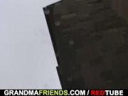 They film threesome with granny 1/16