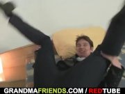 They film threesome with granny 5/16