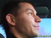 College teen babe cocksucking outdoors 3/16