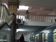 Subway pussy flash by Jeny Smith 8/16