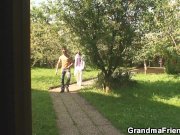 Two dudes have fun with very old granny 6/16