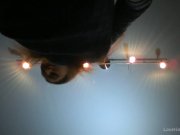 Babe in red lingerie acting naughty 2/16