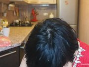 Cute girl in a red dress 13/16