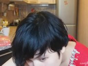 Cute girl in a red dress 8/16