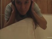 Klara teasing nude in the bathroom  4/16