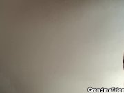 Old women pleases two repairmen 7/16