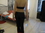 Redhead teen Maggie dancing and teasing 11/16