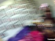 Vanessa gets her wet pussy fucked on the bed 3/16