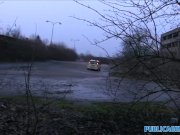 PublicAgent Gullible ginger fucked over a car 7/16