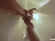 Super sexy blonde Brett takes a nice shower 5/16