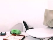 Horny secretary fucked on a couch in lingerie 1/16