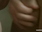 Suspended sex slave takes huge facial 9/16