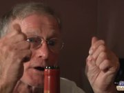 2 Old men fucks teeny in mouth and pussy 1/16