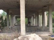 Horny dirty girls eats old sperm after fuck  1/16