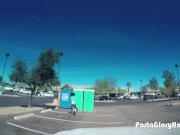 Porta Gloryhole Woman strips in public  1/16