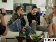 TUSHY Chloe Amour Tries Double Penetration 3/16