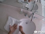 POVD - Karter Foxx shaving and titty fucked 1/16