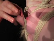 Newbie teen Noa Livia used in bondage 10/16