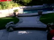 Hot babe fucked with a beer bottle by 2 guys 2/16