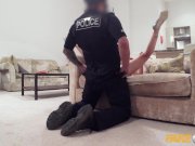 Fake Cop Pervert in Cop Uniform Fucks Blonde 10/16