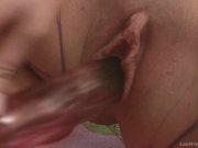 Model takes care of her tight pussy 12/16