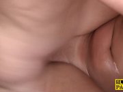 Bigtitted brit roughfucked before facial 11/16