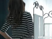 Lusting at sexy 18 year old Harper 1/16