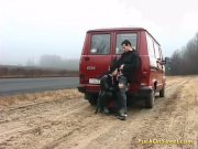 real fuck on big public street 10/16