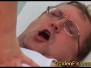 Cumswallow after piss sex with doctor 14/16