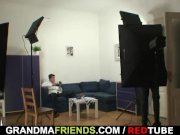 Chubby lady is invited to photosession then d 2/16