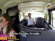 FemaleFakeTaxi Sexy Cabbie in stunning red dress fucks her passenger 3/16