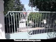 TeensLoveMoney - Skinny Blonde Offers Pussy For Money