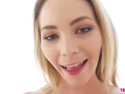 Horny teen teasing blowjob 1/16