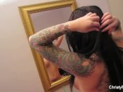 Behind the scenes with Christy Mack and Dahlia Sky 4/16