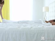 Passion-HD - BlowJob and Fleshlight fun under the sheets with Molly Manson 2/16