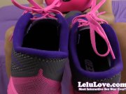 Lick my feet and soles then shoot your cum in my shoe 9/16