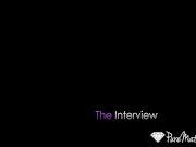 PureMature - Hot guy interviewed and fucked by busty Milf Alyssa Lynn 1/16