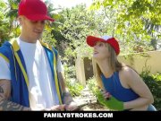 FamilyStrokes- Misty Look-alike Blows StepBrother For POkemonGo 8/16