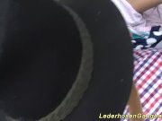 lederhosen groupsex orgy in nature 8/16