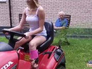 Fat grandpa ass licking tight pussy fucking for an 18 years old teenie 2/16