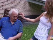 Fat grandpa ass licking tight pussy fucking for an 18 years old teenie 3/16