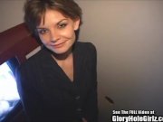 Lezbo Banker Bitch Blowing Cocks In Glory Hole 2/16