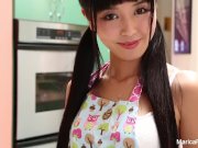 Asian hottie Marica Hase sucks and fucks a big black cock 1/16